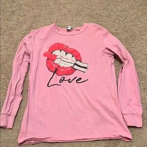 Pink Graphic Kids Shirt
